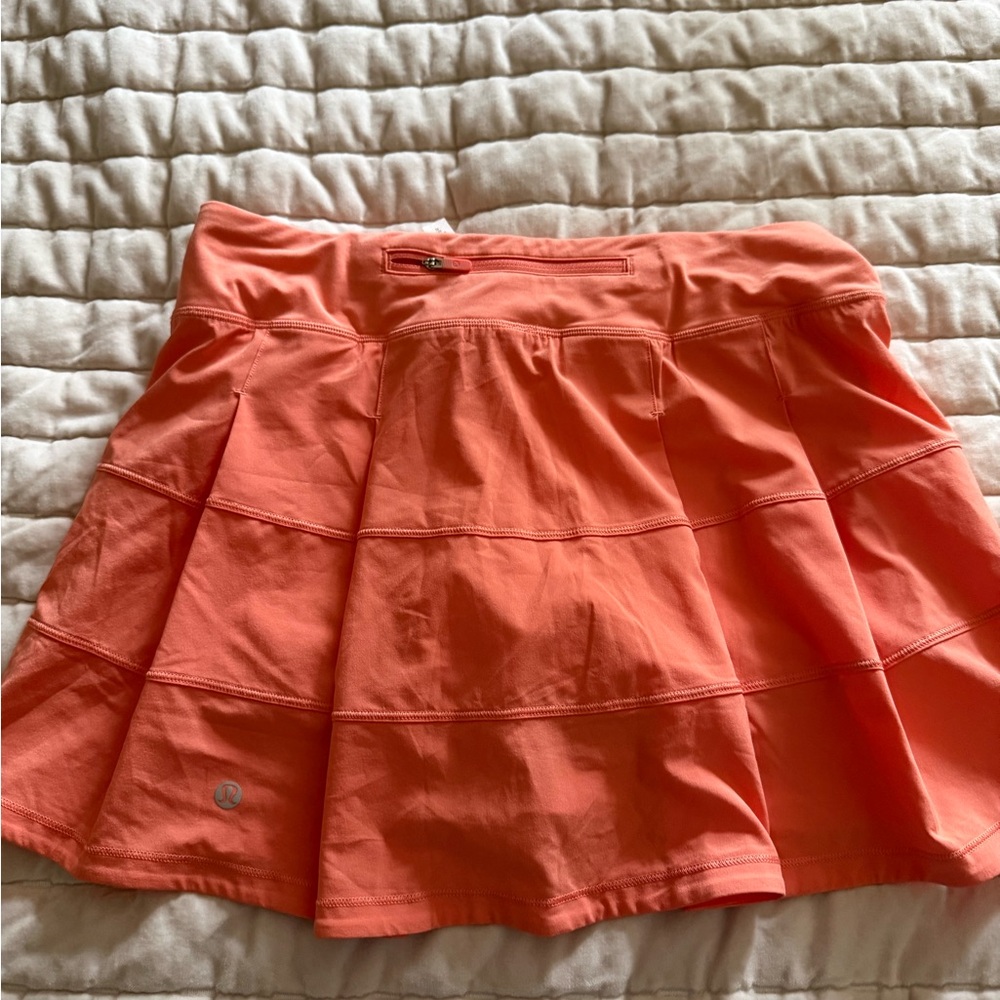 Lululemon Athletica Vibrant Orange  Skirt